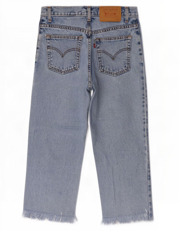 Levi's Womens 512 Crop Slim Tapered Jeans W25 L20 Blå