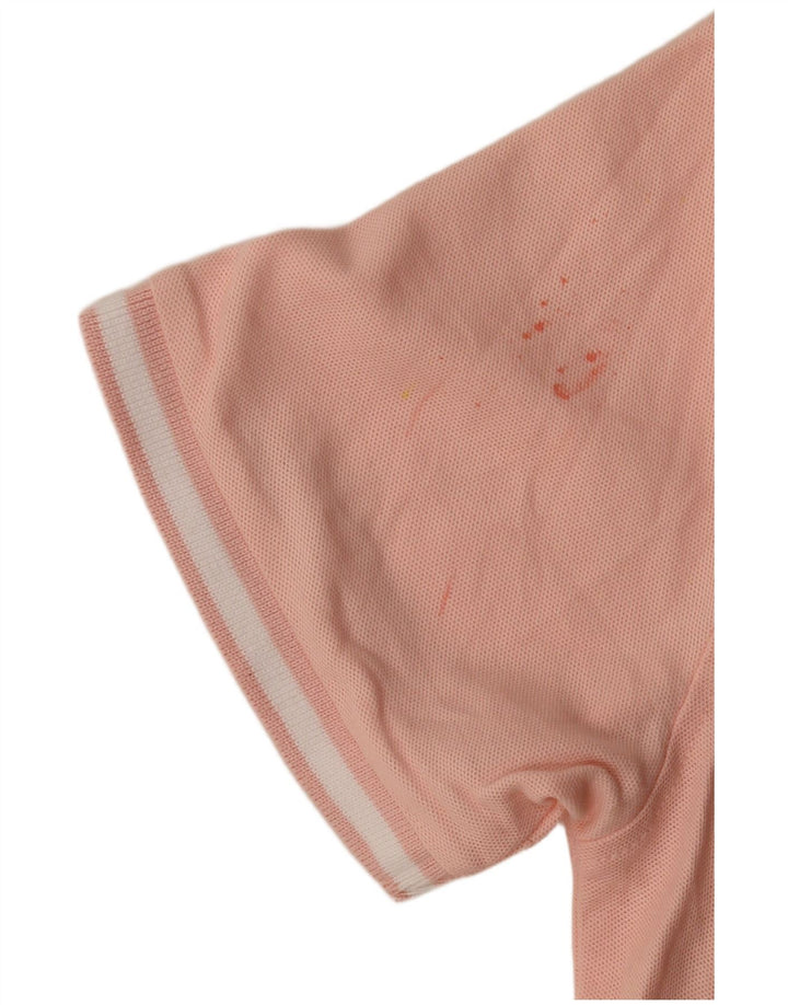Penguin herre poloshirt Lille pink stribet bomuld