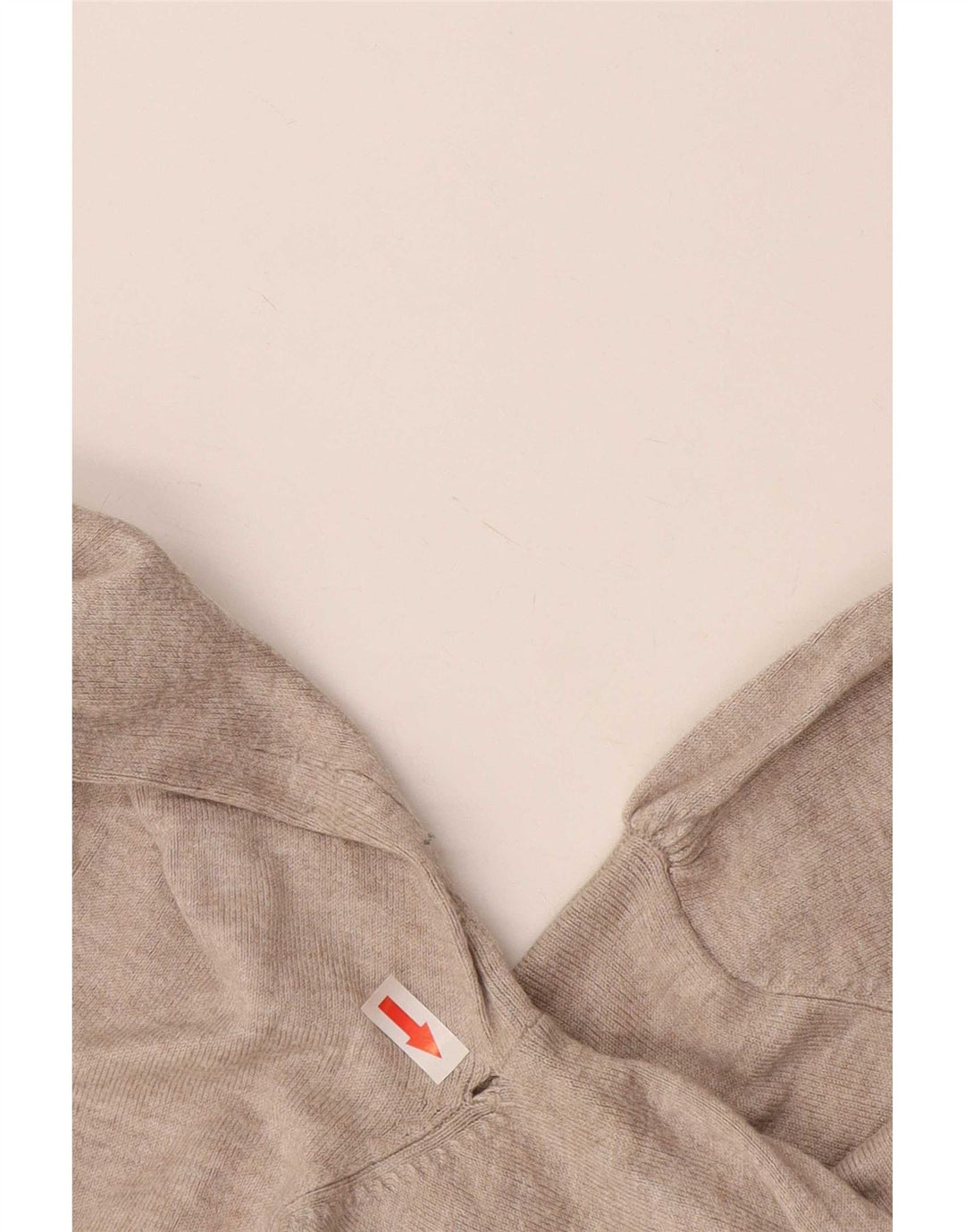 Marks & Spencer Dame Cardigan Sweater UK 16 Stor Beige Viscose