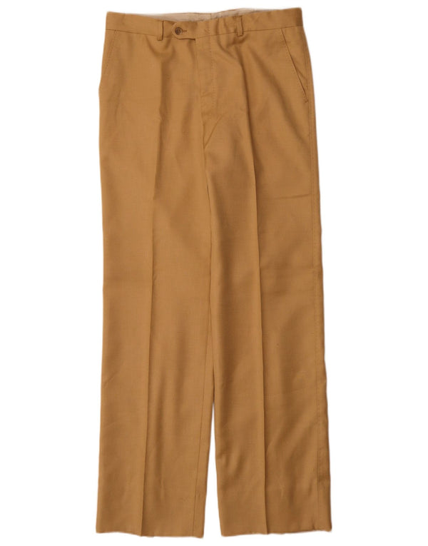 Vintage herre lige jakkesæt bukser IT 48 Medium W30 L32 Beige