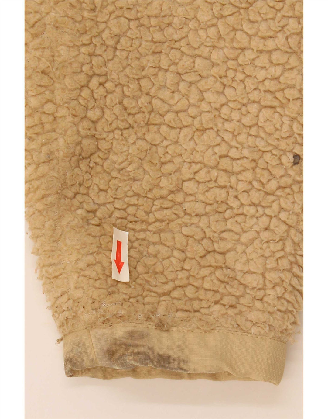 Urban Outfitters Fleecejakke til mænd UK 36 Small Beige Polyester