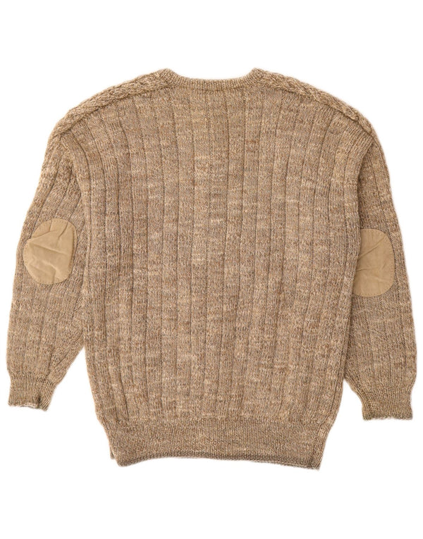 Vintage herre cardigan sweater Medium Beige
