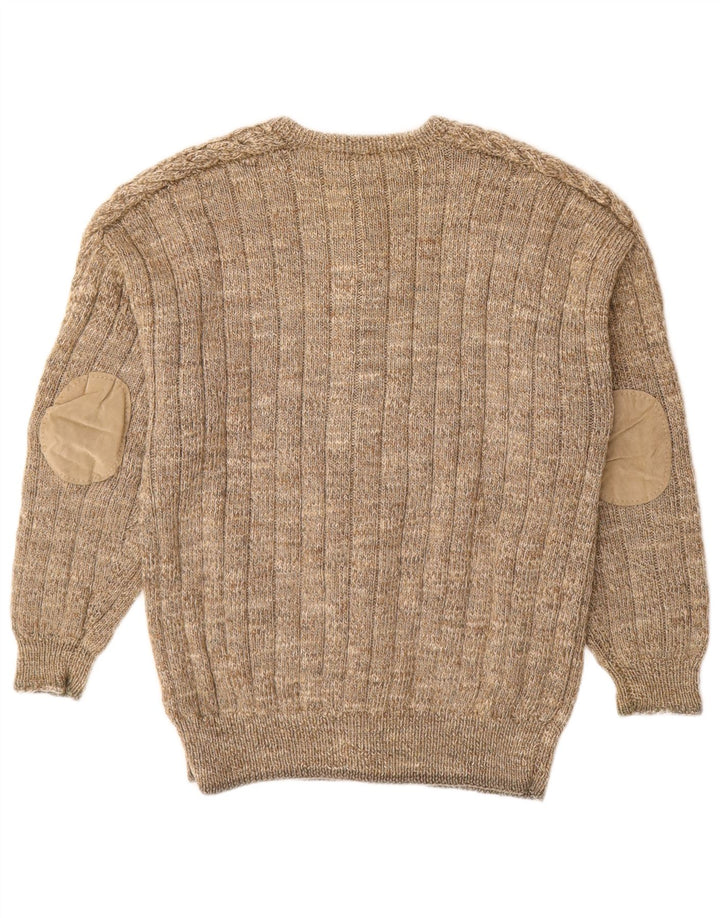 Vintage herre cardigan sweater Medium Beige