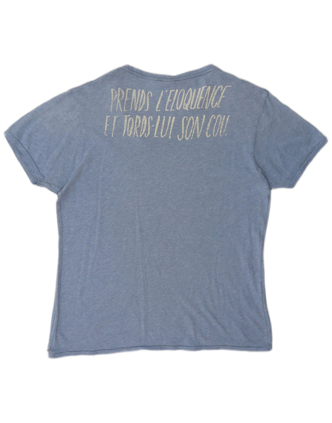 Scotch & Soda Herre grafisk T-shirt Top XL Blå
