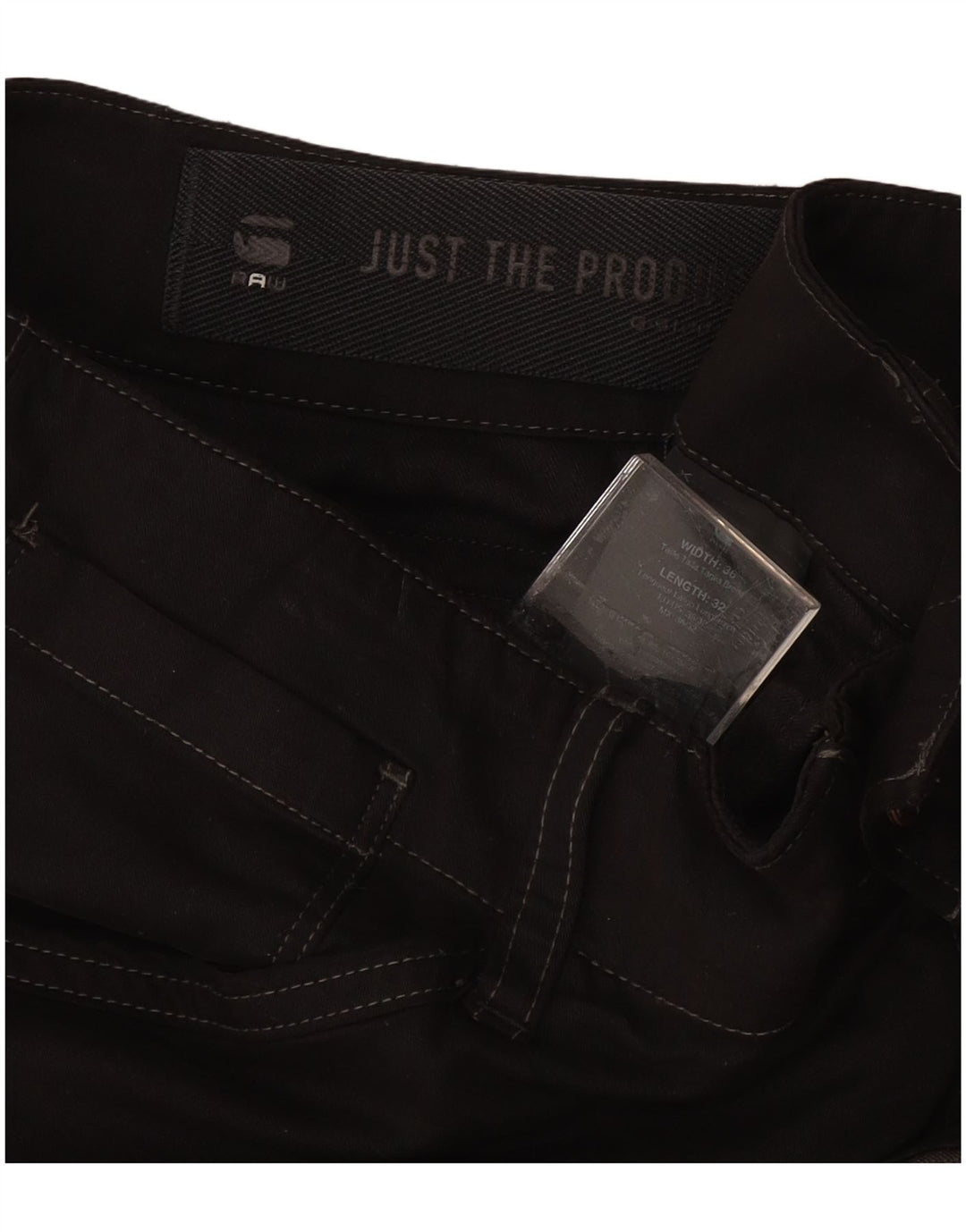 G-STAR Herre Slim Cargo Bukser W36 L32 Sort Bomuld