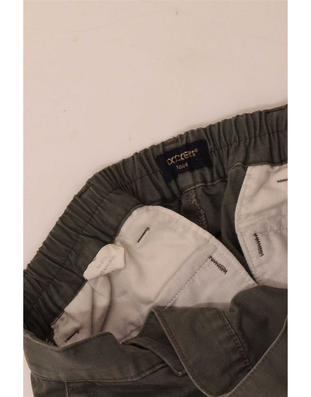 Dockers Herre Khakis Cargo Shorts W40 XL Khaki Bomuld