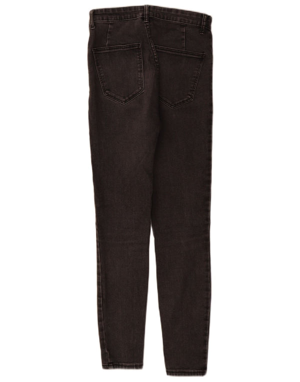 Zara Dame Skinny Jeans EU 38 Small W28 L29 Grå Bomuld