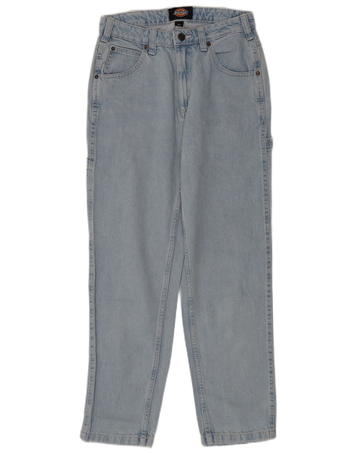 Dickies Dame Cargo Tapered Jeans W27 L28 Blå Bomuld