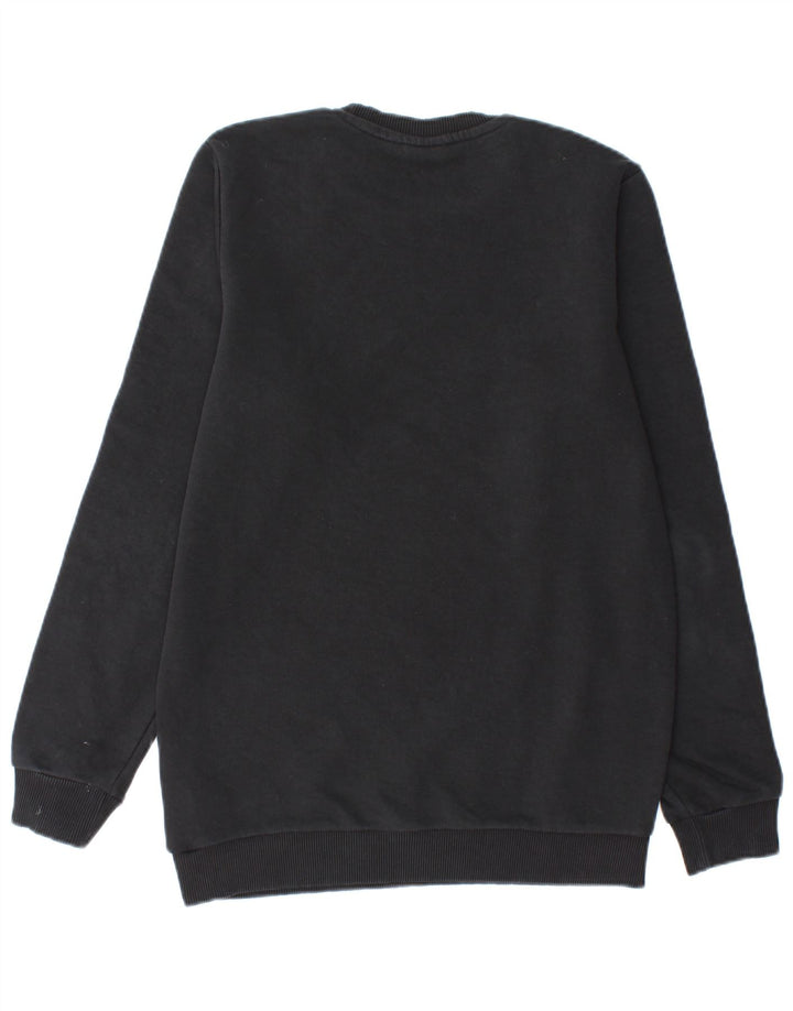 FILA Grafisk Sweatshirt-trøje til mænd Small Black Colourblock Bomuld