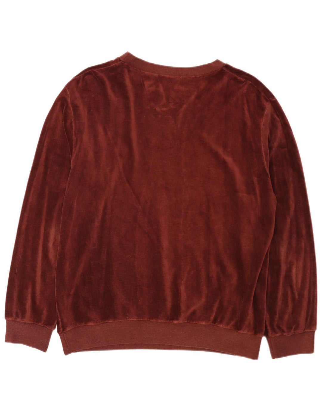 Vintage Herre Top Langærmet Medium Burgundy