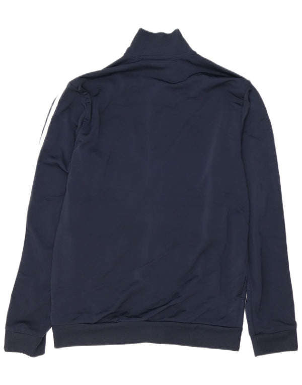 Adidas Træningsdragt til mænd Topjakke UK 40/42 Medium Navy Blue Polyester