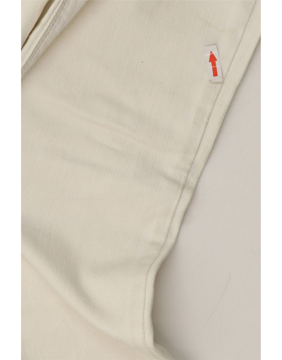 Levi's Dame 571 Slim Jeans W28 L30 Hvid Bomuld