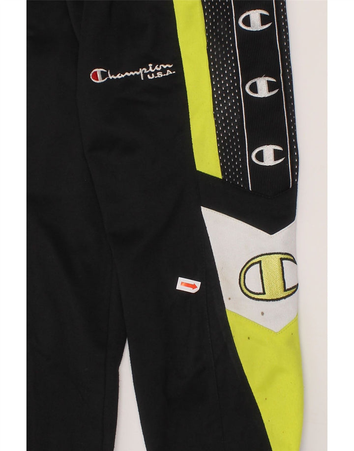 CHAMPION Boys Graphic Full Tracksuit 3-4 Years  Black Colourblock Vintage Champion and Second-Hand Champion from Messina Hembry 