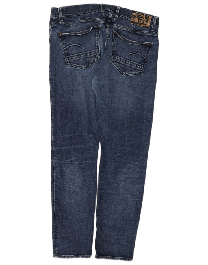 G-STAR Slim Jeans til mænd W36 L32 blå bomuld