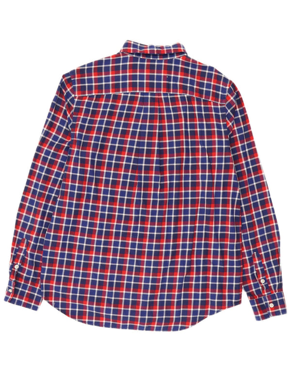 Ralph Lauren drenge flannelskjorte 15-16 år XL flerfarvet ternet bomuld