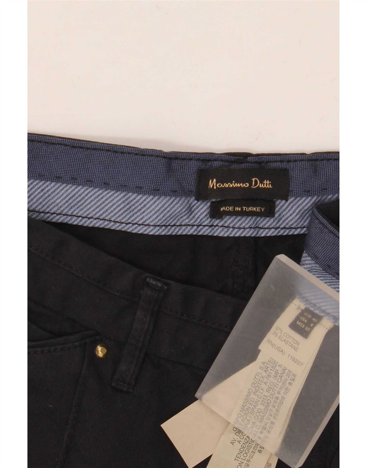 Massimo Dutti Dame Slim Chino Bukser EU 40 Medium W30 L31 Marineblå