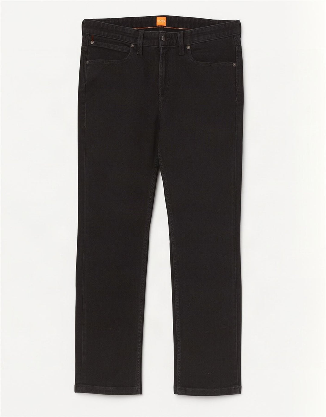 Hugo Boss Straight Jeans til mænd W34 L28 Sort bomuld