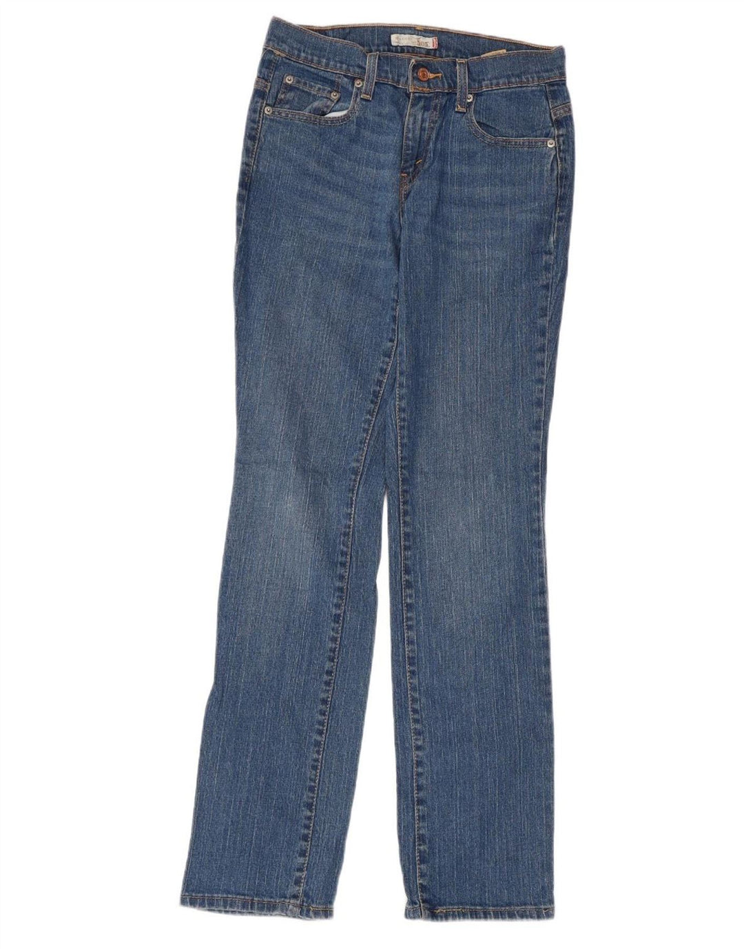 Levi's Dame 505 Straight Jeans US 4 Small W28 L32 Blå Bomuld