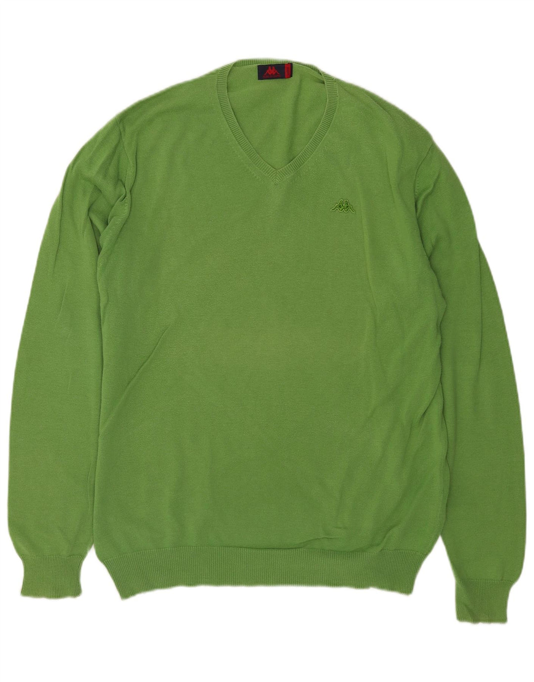 Kappa Herre V-hals sweater Stor grøn bomuld