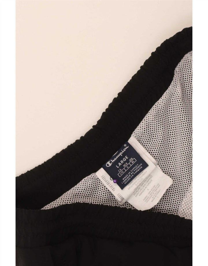 Champion Herre sportsshorts Large Black Colourblock Nylon