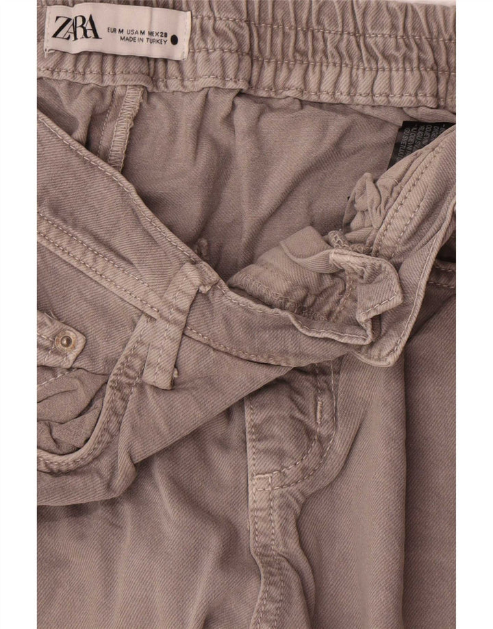 Zara Joggers til kvinder Tapered Jeans Medium W28 L26 Grå Bomuld