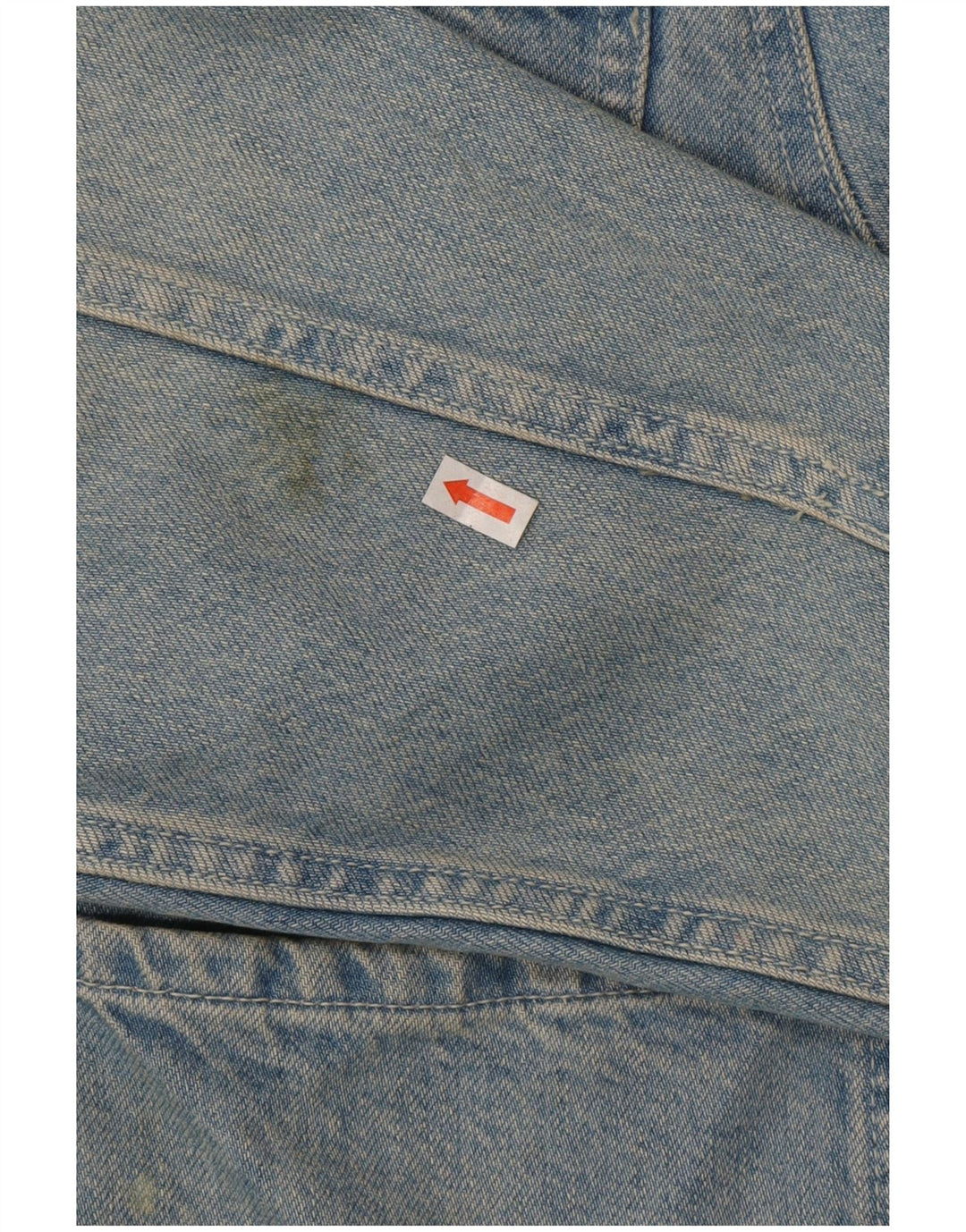 Zara Herre denimjakke UK 38 Medium Blue Cotton