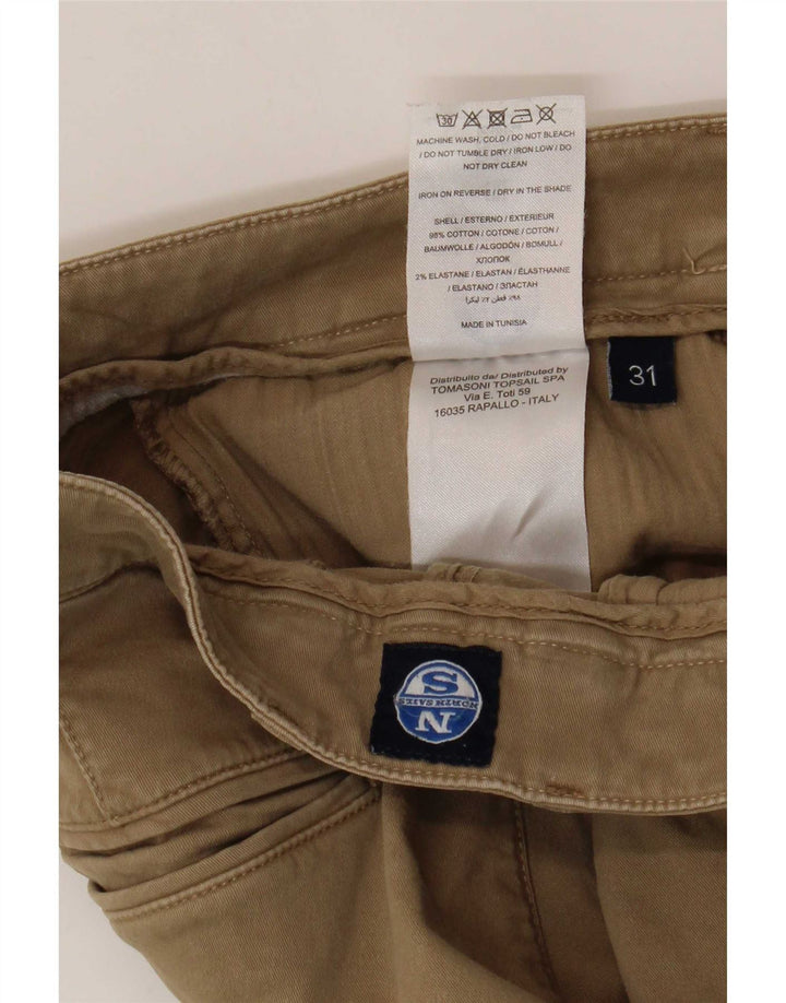 North Sails Herre Straight Cargo Bukser W31 L27 Beige Bomuld