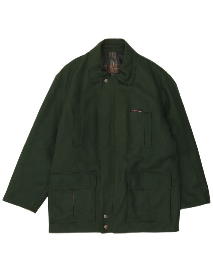 Navigare Vendbar Herrejakke UK 38 Medium Green Wool