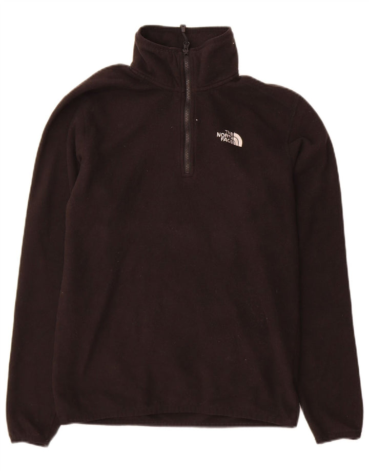 The North Face herre lynlås hals fleece jumper lille sort polyester