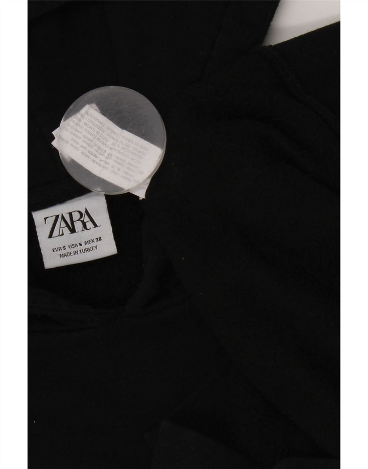 Zara hættetrøje til mænd, lille sort bomuld