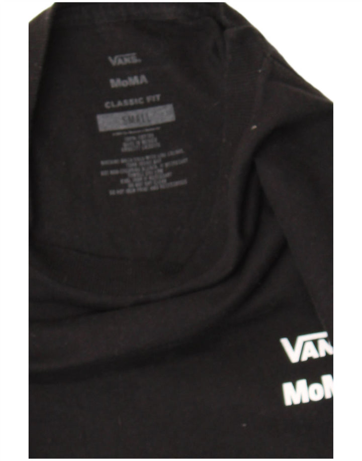 VANS Herre Moma Classic Fit Grafisk Top Langærmet Lille Sort Bomuld