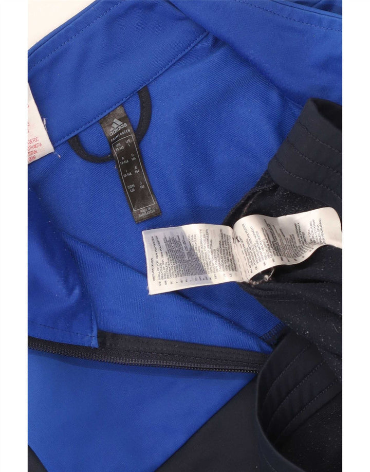 Adidas Træningsdragt Topjakke til drenge 13-14 år Blå Colourblock Polyester