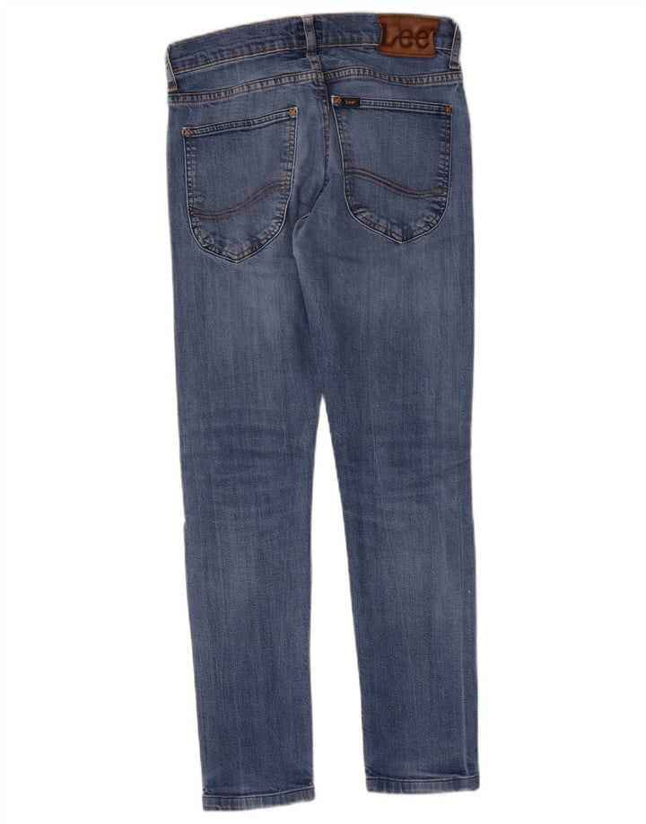 Lee Herre Luke Slim Jeans W27 L27 Blå Bomuld