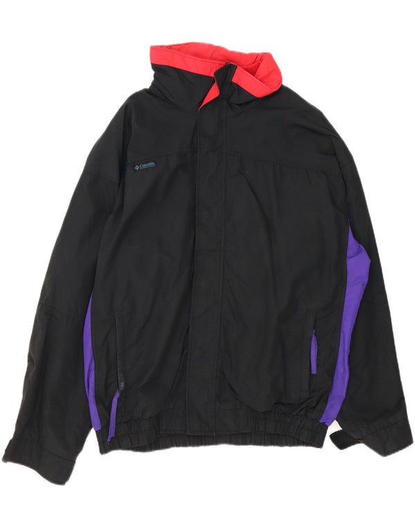 Columbia Herre Bugaboo Bomber Jacket UK 40 Large Black Colourblock Nylon