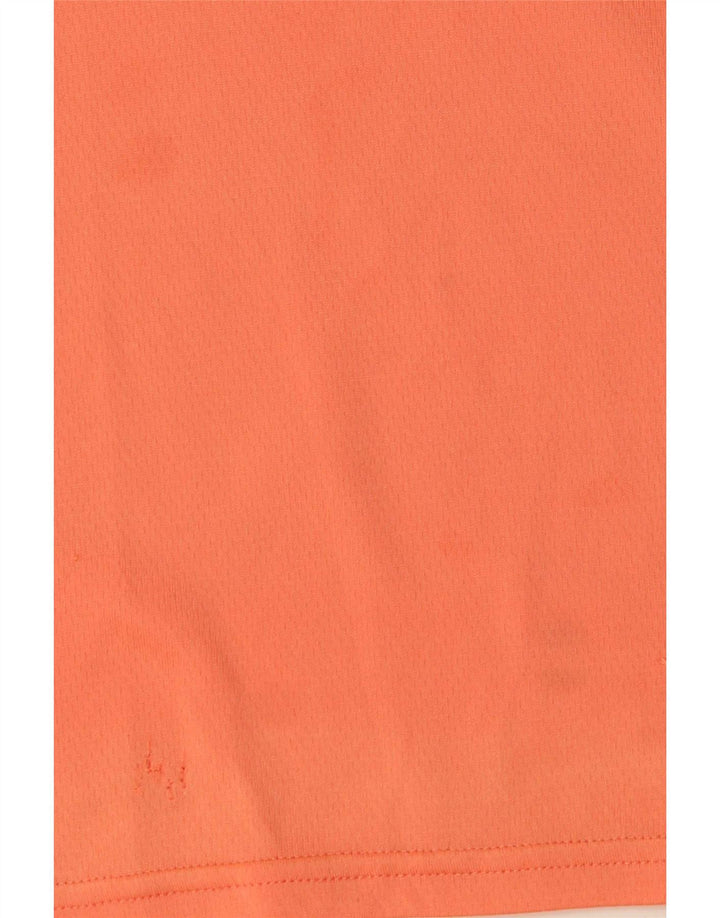 Puma T-Shirt Top UK 12 Medium Orange Polyester