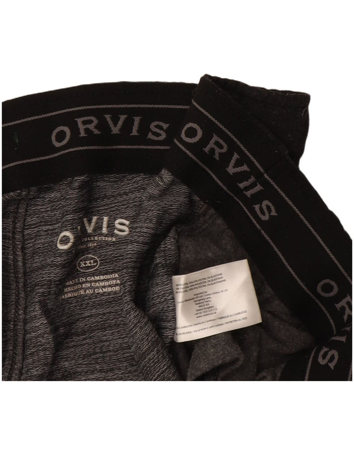 Orvis Træningsdragtsbukser til mænd 2XL Grå viskose