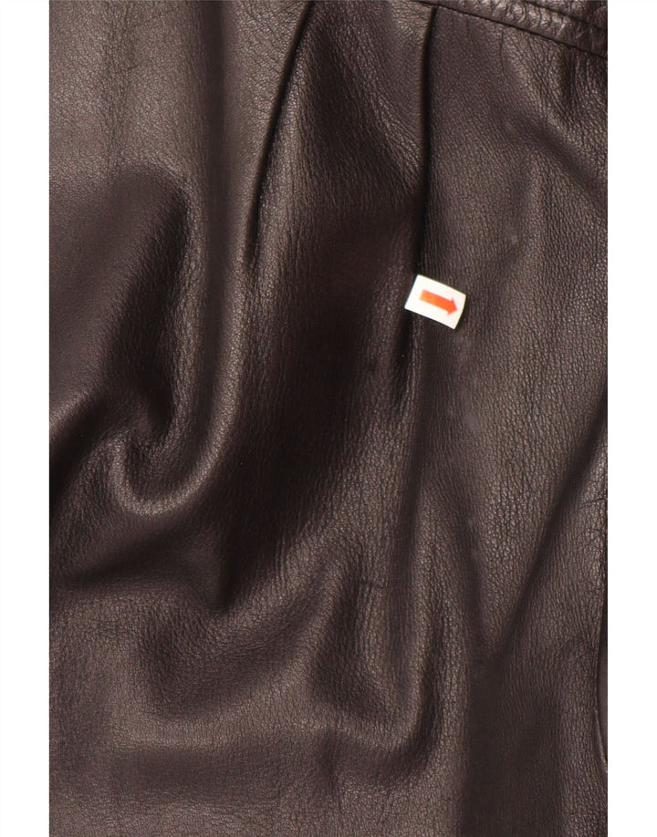 Danier Dame Oversized Læderjakke UK 6 XS Sort