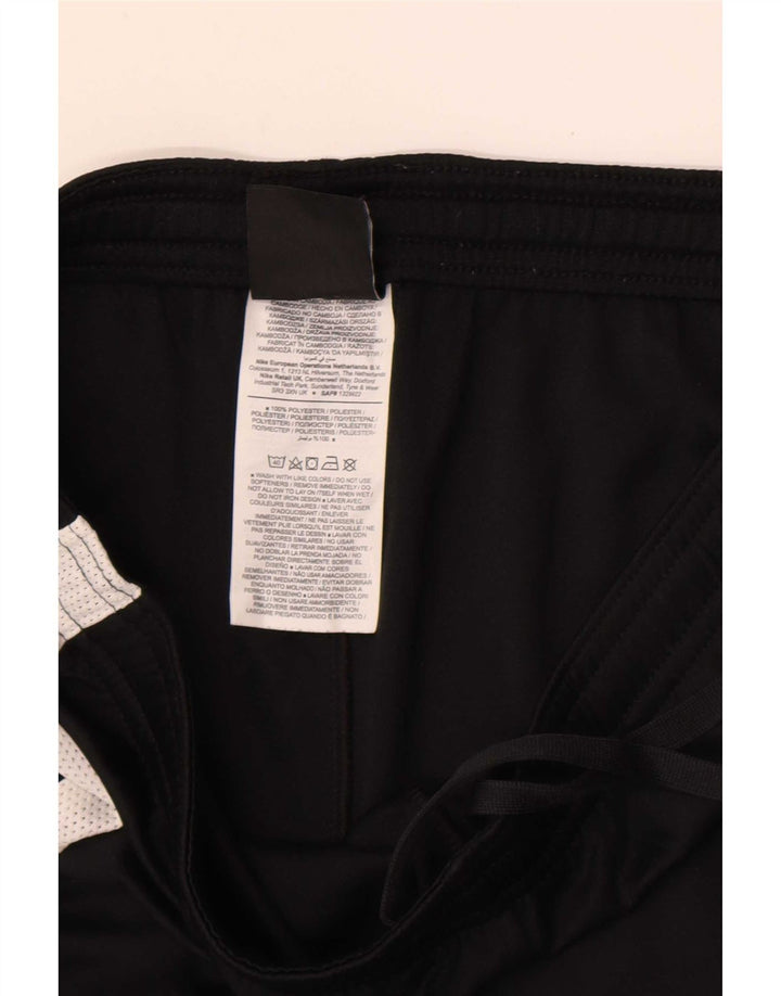 Nike Herre Dri Fit Sportshorts Small Black Colourblock Polyester