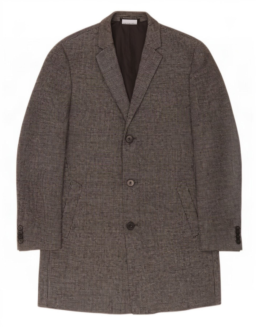 Marks & Spencer Herre Overfrakke UK 40 Large Grey Wool
