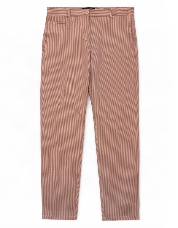 Marks & Spencer Chinobukser til kvinder UK 10 Small W30 L29 Pink Nålestribe