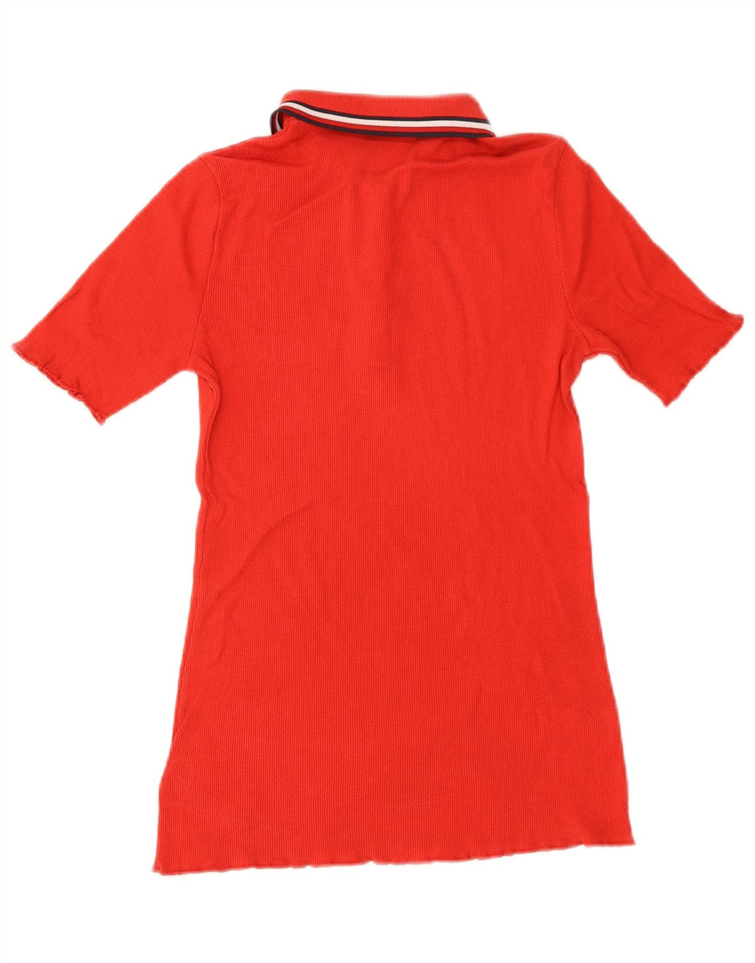 Tommy Hilfiger Dame Polo Shirt UK 8 Lille Rød