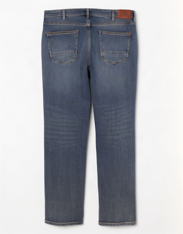 Marks & Spencer Straight Jeans til mænd W36 L29 blå bomuld