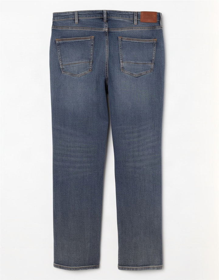 Marks & Spencer Straight Jeans til mænd W36 L29 blå bomuld
