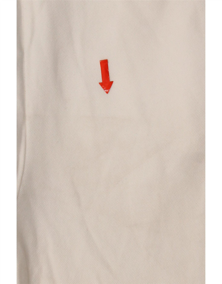 Zara Herre Sportshorts Små hvide Bomuld