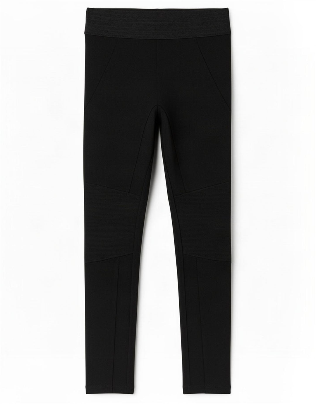 Zara Womens Leggings UK 12 Medium Black Polyester