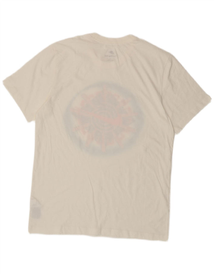 Nike grafisk t-shirt til mænd, medium hvid bomuld