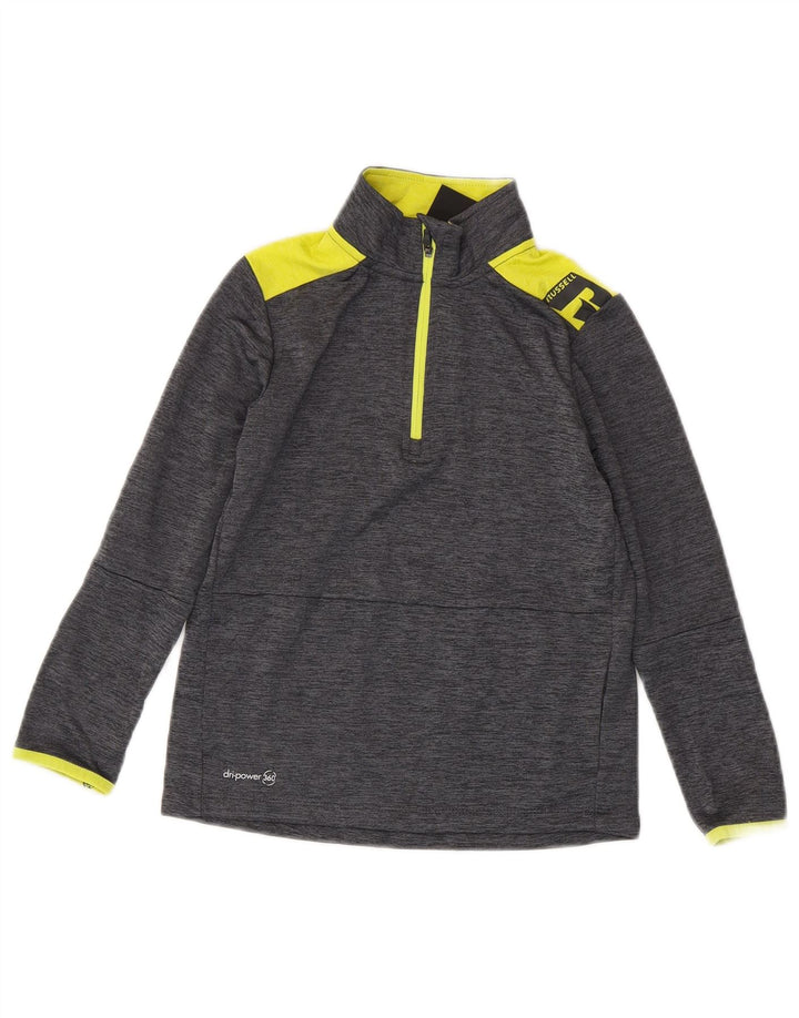 Russell Athletic Boys Pullover Træningsdragt Top 7-8 år Medium Grå