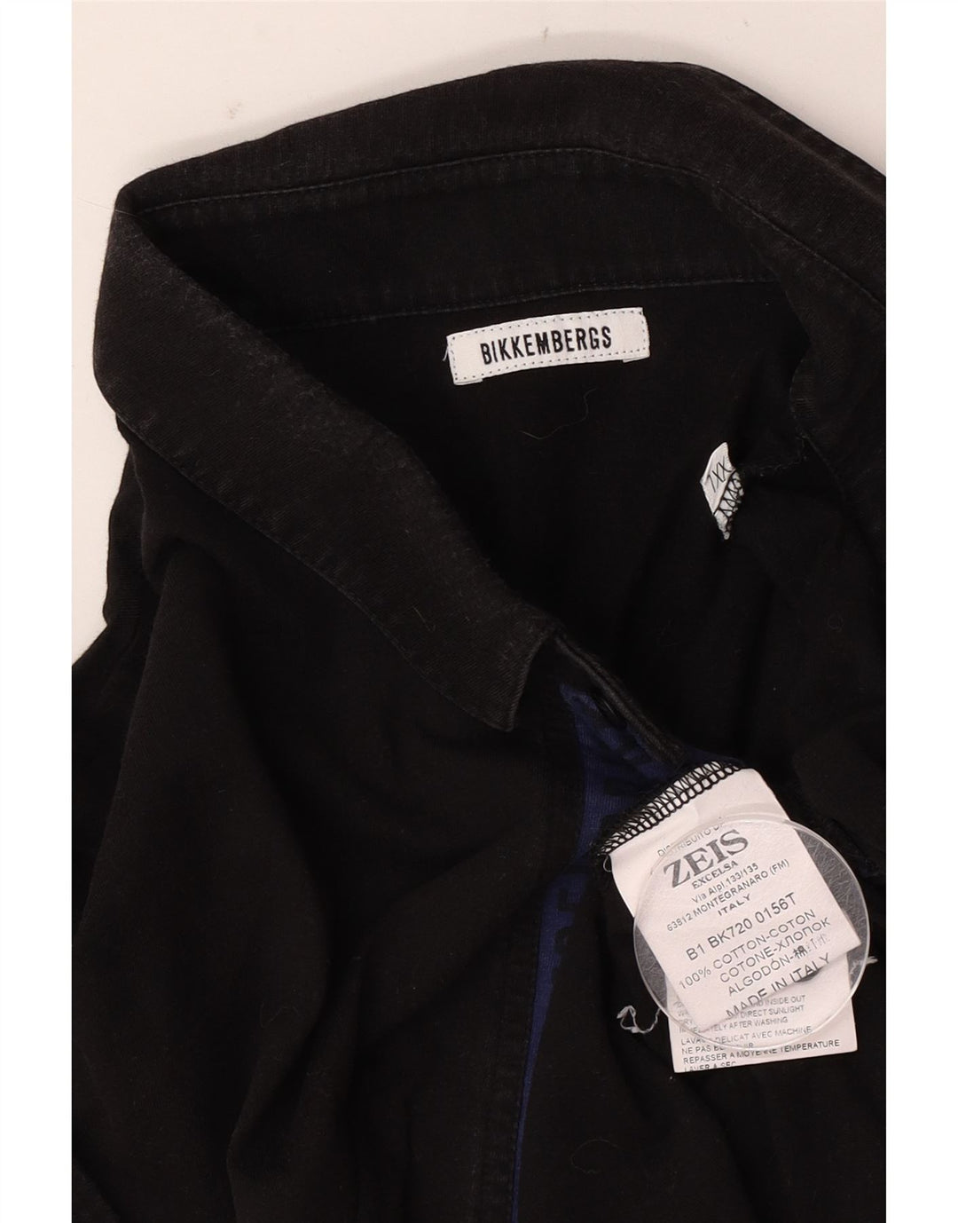 Bikkembergs Herre Polo Shirt 2XL Sort Bomuld