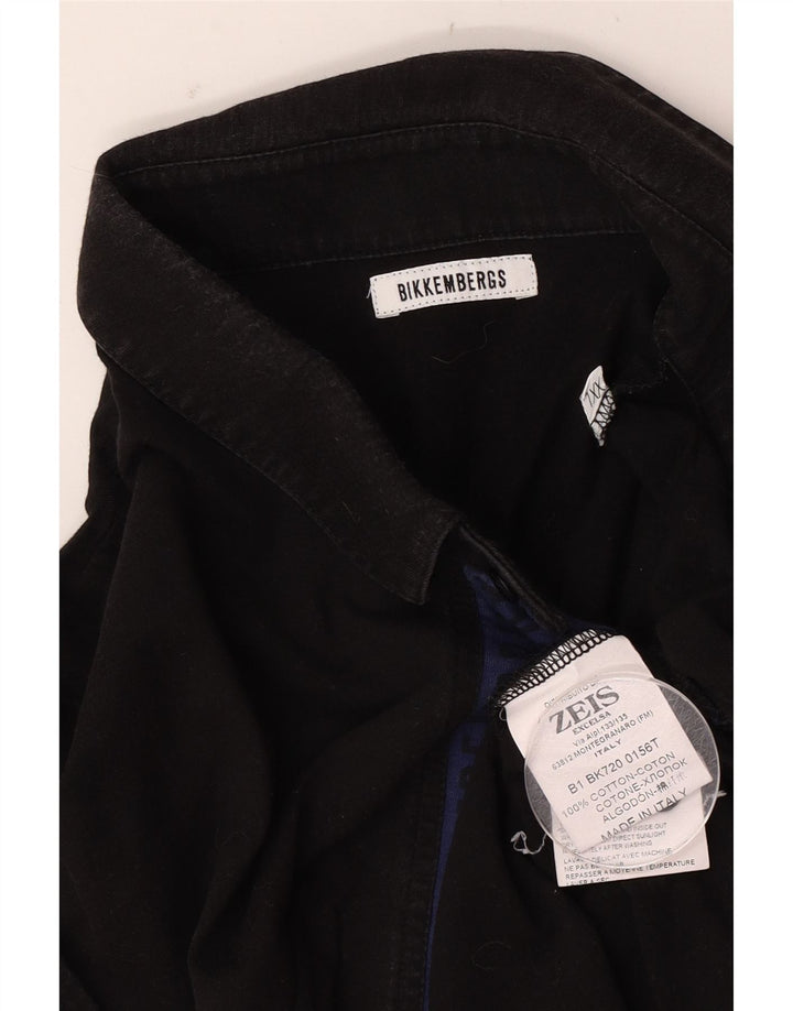 Bikkembergs Herre Polo Shirt 2XL Sort Bomuld