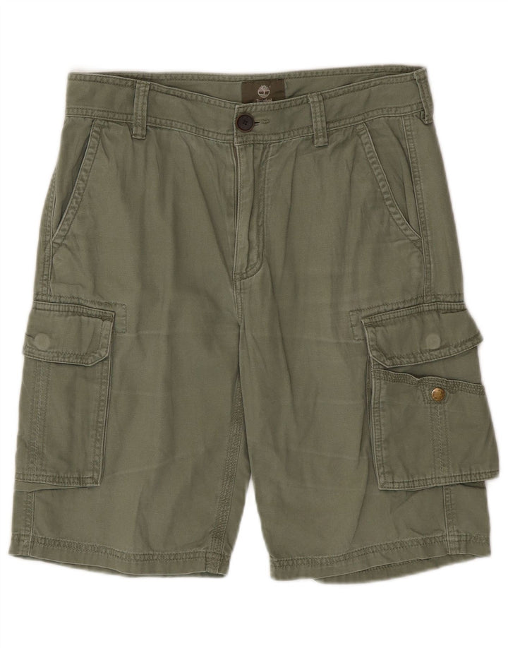 Timberland Herre Cargo Shorts W30 Medium Khaki Bomuld